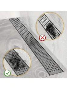 2 buah - Stiker Filter Saluran Pembuangan, Penangkap Saluran Pembuangan Shower, Stiker Penutup Saluran Pembuangan Perekat Diri, Saringan Wastafel Jaring Sekali Pakai, Cocok untuk Dekorasi Rumah Kamar Mandi, Dekorasi Musim Gugur, Dekorasi Kembali ke Sekolah - Grey - View 9