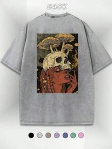 Valentine's Day Gift: Women's Elegant Short-Sleeve XO Heart Grid Print Round-Neck T-Shirt, Suitable For Spring, Summer, - 灰色 - 查看 6