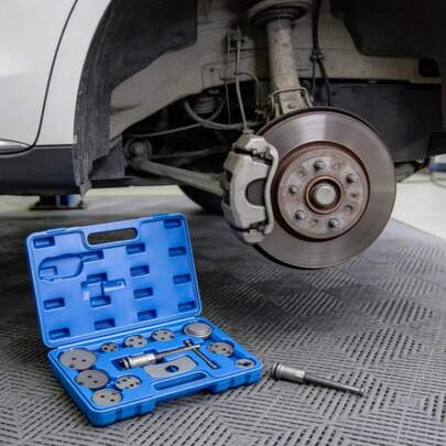 12 Stück Bremskolben Einstellwerkzeug-Set, Mehrfachgrößen passend, universelle Autoreparatur Werkzeuge