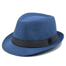 Men's Classic Black Short Brim Soft Felt Hat, Suitable For Summer, Gangster Role Play Party Costume Accessory - Top Hat - View 17