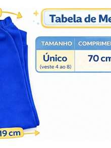 Royal Blue Children's Pants, Fits Boys Ages 4 To 8 Years - Azul - Ver 3