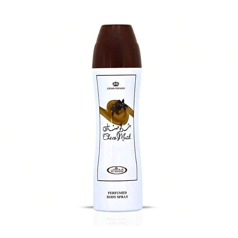 Choco Musk Perfumed Body Spray 200ml - Chocolate, Musky, Cocoa, Fragrance, Perfume, Unisex, Long Lasting, Parfum, Scent, Notes, Signature, Luxury, Gift, Collection, Classic, Set, Original, Eau De Parfum - Trong sáng - Xem 1