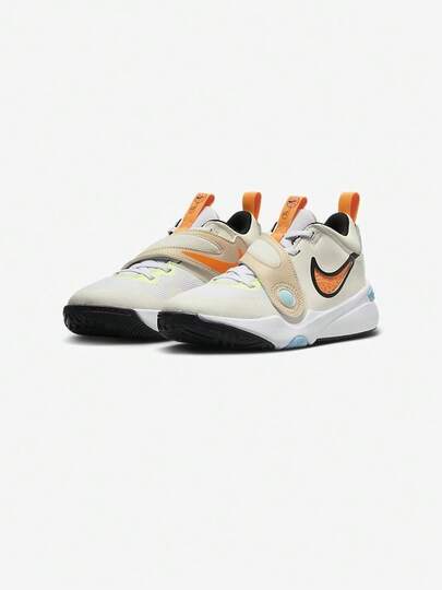 Nike Giày bóng rổ lưới thoáng khí Team Hustle D 11 (GS) | Dành cho bé trai, bé gái và thanh thiếu niên - Giày bóng rổ hiệu suất cao cho giới trẻ và thể thao.