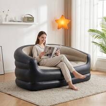 Giường sofa bơm hơi, thích hợp cho sử dụng trong nhà/cắm trại/hoạt động ngoài trời, sofa thư giãn bơm hơi. - Nhiều màu - Xem 2