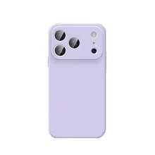 Tương thích với iPhone 11 12 13 14 Plus 15 15 Pro Max 16 16 Pro 16 Plus 17 17 Pro Max 17 Pro X XR XSMax, ốp lưng điện thoại mềm mại với chất liệu nhung. - Cỏ màu tím - Xem 2