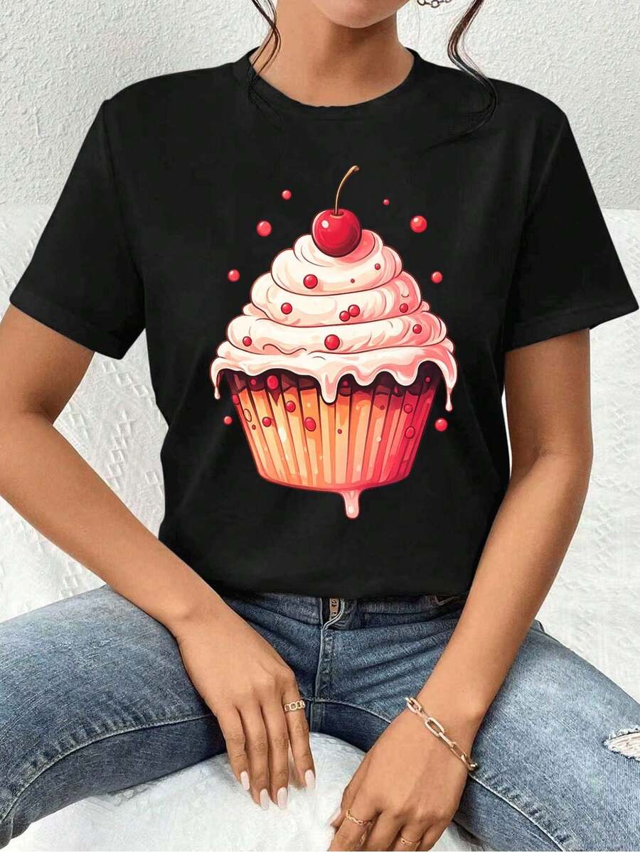 Women T-Shirts - Black - View 1