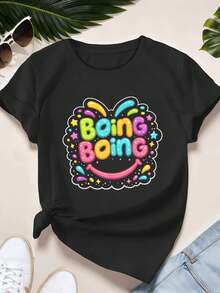 Women T-Shirts - Black - View 2
