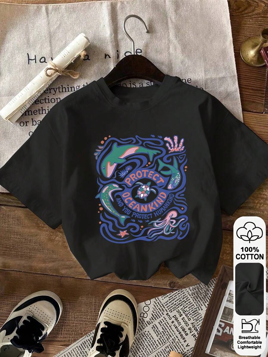 Women T-Shirts - Black - View 1