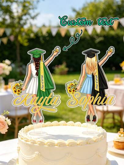 2026 Personalized Graduation Cake Topper, Customized Graduation Cake Decoration, 2026 Graduate, Graduation Decor, Graduation Souvenir. 2026 Personalized Graduation Gift, Customized Graduation Cake Decoration, 2026 Graduate Women Cake Topper, Graduation Party Favor Decor