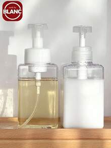 1 pezzo Bottiglia in schiuma riutilizzabile, Bottiglia a pressione manuale, Dispenser di sapone in schiuma, Adatto per detergente per il viso, Lavaggio delle mani, Shampoo, Residui di sapone, Stoccaggio in bagno, Bagnoschiuma, Dimensioni portatili - bottiglia schiumogena - Visualizzare 4