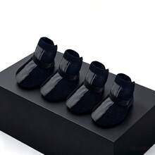 1 Set (4pcs) New Breathable Mesh Dog Shoes, Anti-Slip Anti-Dirt Reflective Pet Shoes, Suitable For All Seasons Outdoor Walking And Camping, Fit For Small Dogs Non-Slip Dog Shoes - Multicolor - View 14