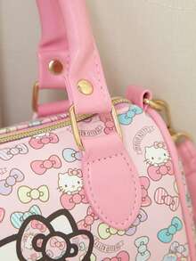 SANRIO Mẫu mới về: Túi xách hoạt hình đa năng phong cách Hàn Quốc HEELOKIKT, túi đeo vai và đeo chéo cho bé gái. - Xem 6