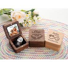 1pc Customized Wooden Pet Urn, Personalized Memorial For Deceased Cats And Dogs. Wooden Pet Hair Memorial Box, Customized Pet Urn, Customized Gift, Memorial Gift For Cats And Dogs, Pet Hair Memorial, Pet Condolence Gift, Memorial Gift, A Personalized Gift To Honor Your Beloved Pet, A Box Full Of Loving Memories, Pet Urn, Pet Hair Memorial, Pet Memorial, A Gift To Soothe The Soul. - Multicolor - View 10