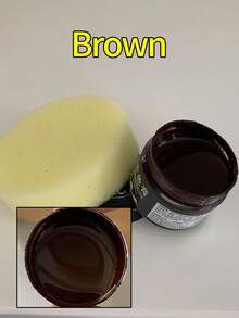 1 Set Wood Repair Paste, For Restoring Scratches And Fading On Wooden Furniture And Floors, Suitable For Brown Furniture - 固體 - 查看 11