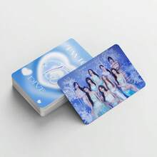 92件套卡片套装（60张卡片+32张贴纸），双面LOMO卡片书签，节日和圣诞节礼物 - 黑色 - 查看 6