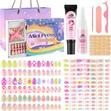 EBANKU 156pcs Nail Sticker Gift Box, 6 Sets French Flower Nail Art Stickers - Multicolor - View 8
