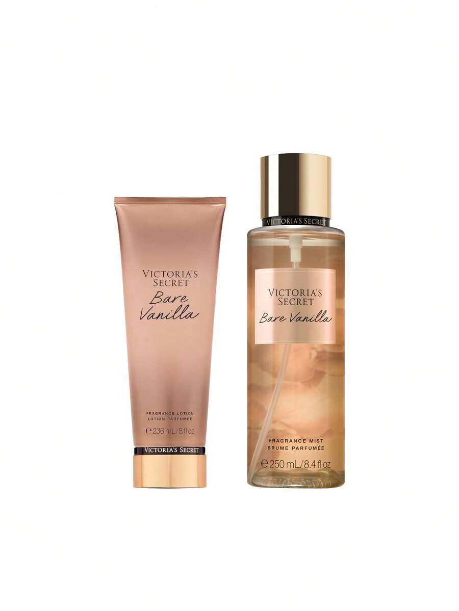 Victoria's Secret [Bundle] Bare Vanilla Body Lotion 236 Ml + Body Mist 250 Ml - Bare Vanilla - View 1