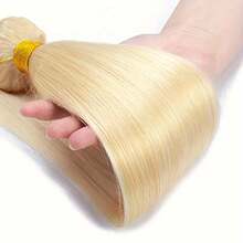 Blonde Human Hair 1/3 Bundles Brazilian Straight Hair Bundle Blonde Virgin Bundles Human Hair Extensions Weave 613 Color - S613 - View 21