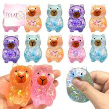30pcs Sensory Stress Relief Toys Flashing Squeeze Water Droplet Toys 4 Colors Squeezy Mochi Squishy Water Droplet Toys Birthday Party Favors Random Color Light Luxury Sophisticated GB93 - Nhiều màu - Xem 10