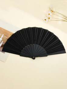 Portable Plastic Handheld Folding Fan, Suitable For Weddings, Parties, Wall Decor, Home Decor, Performance Props. DIY Fan. Party, Gift. - Multicolor - View 13