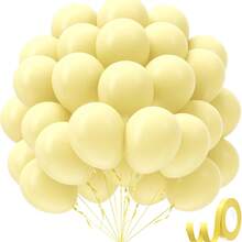50 piezas de globos de látex metálicos con cintas de 5/10/12 pulgadas, ideales para boda, cumpleaños, graduación, revelación de género, baile de graduación. Incluye 1 cinta extra, Día de vuelta a clases, Día de San Valentín - Multicolor - Ver 84