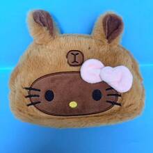 SANRIO Nueva estuche de lápices con estampado de leopardo de estilo chic Ins, caja de papelería de alta calidad y mullida, de gran capacidad para estudiantes - estuche para lápices - Ver 23