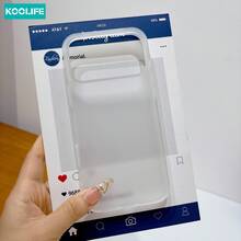 Koolife 1 件装磨砂透明哑光手机壳，大窗口镜头保护，简约防震保护套，男女皆宜的理想礼物，兼容 Apple 17/17 Pro/17 Pro Max/17 Air/16/15/14/13 - 透白 - 查看 3