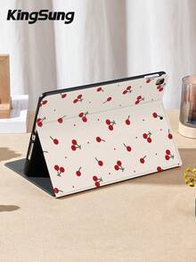Ốp bảo vệ máy tính bảng họa tiết quả anh đào dễ thương, tương thích với iPad (A16) 11 inch thế hệ thứ 11 năm 2025, thế hệ thứ 10, Air 8 (M4) 2026 (11 inch), Galaxy Tab S6 Lite 10.4 inch, Kindle Paperwhite thế hệ thứ 12 năm 2024, Kindle thế hệ thứ 11 năm 2022, Clara Colour, có chức năng tự động tắt/mở màn hình. - Nhiều màu - Xem 3