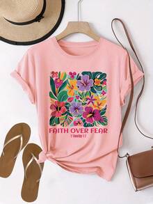 Women T-Shirts - [White] - View 6