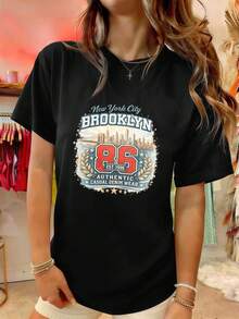 Women T-Shirts - Black - View 1