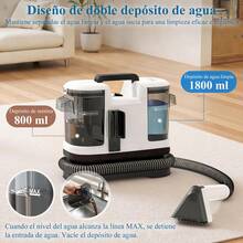 Injection And Suction Vacuum Cleaner For Cleaning Carpets And Stains - A - View 3