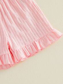 Baby Girls Tank Top Co-Ords - Pink - View 9