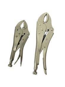 1pc/2pcs 5in/10in Bending Jaw Locking Pliers - A Strong Grip Welding Fixture Tool For DIY And Repair (No Power Required) - A - View 9