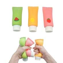 Fruit Toothpaste Squishy Toy, Slow Rebound Stress Relief Squeeze Ball, Fidget Vent Toy For Teens - Multicolor - View 3