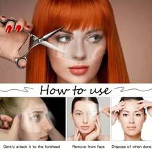 1/10/30/50片装刘海分隔片 - 美发沙龙自粘式美发工具 - 彩色 - 查看 5