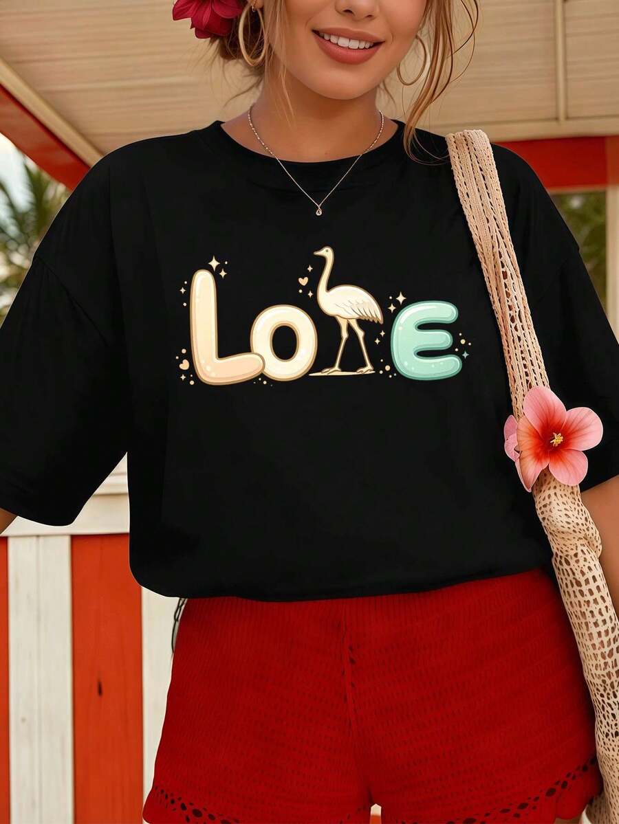 Women T-Shirts - Black - View 1
