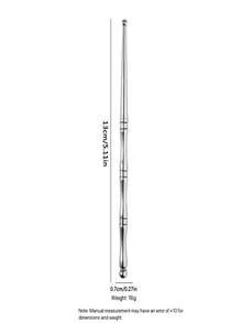 1 Stainless Steel Acupoint Massage Stick For Foot Reflexology And Body Relaxation - Silver - View 2