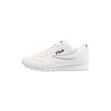 FILA Baskets Orbit Wmn pour femmes, baskets rétro de style running avec tige en synthétique et textile, lacets et semelle intermédiaire en EVA - Blanc 2 - Voir 1