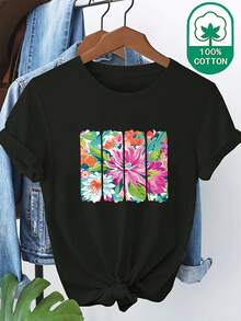 Women T-Shirts - [White] - View 11