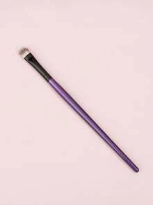 Pincel de maquillaje morado, pincel de sombra de ojos mediano, cerdas suaves de pelo de ardilla, mango de madera sólida, pincel profesional para difuminar sombras de ojos - Morado - Ver 3