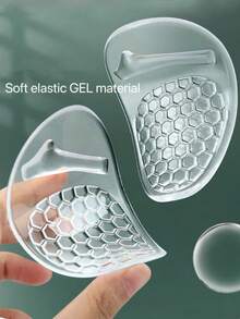 1 Cặp miếng lót chống trượt bằng silicon mềm mại cho phần trước bàn chân, miếng đệm êm ái giúp ngăn ngừa đau và ma sát, phù hợp với giày cao gót, giày thể thao, dép xăng đan, giúp giảm kích cỡ giày. - Trong sáng - Xem 6