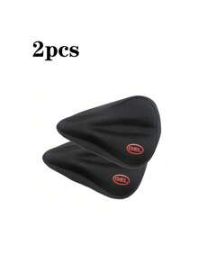 1pc Extra Large & Wide Bicycle Silicone Seat Cover, Thickened Mountain/Electric Bike Saddle Cushion - Multicolor - View 10