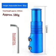 1pc New Bicycle Headset Riser, Adjustable Handlebar Height Extender, Universal Bike Accessory - Multicolor - View 13