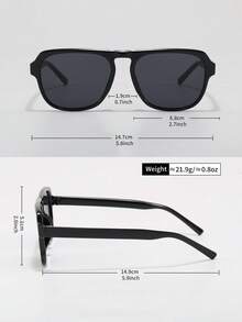 1 Pair Multi-Color Frame Decorative Transparent Glasses, Suitable For Daily Life, Back To School, Street Photography, Weekend Outfits, And Other Occasions, Fashionable Accessory. - Multicolor - View 6