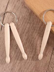 1 pezzo Portachiavi mini bacchetta da tamburo personalizzato, portachiavi creativo con bacchetta, accessorio portachiavi in legno per percussioni, accessorio portachiavi abile e professionale, accessori per batteria e percussioni, testo personalizzabile, regalo pratico per feste, adatto per portachiavi e accessori per zaini, regalo perfetto per amici e appassionati di musica - Multicolore - Visualizzare 7