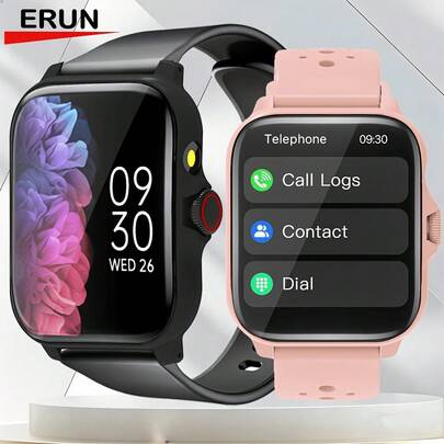2026 Men's Smart Watch, 2.54" Full Touchscreen, Wireless Call/Answer, USB Charging, Multiple Sports Modes, Weather Display, Music & Camera Control, Compatible With IOS & Android, Perfect Holiday Gift (Black), Smartwatch For Android Phones, Multi-Functional Wearable, Fashionable Watch Design, Strap