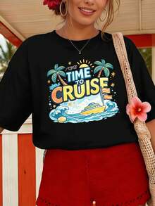 Women T-Shirts - Black - View 1