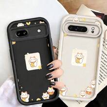 スマホケース： 天眼レンズカバー マットブラック / ホワイト スリムケース シンプルロゴ / 文字デザイン メンズ / レディースPixel 8A/8/8 Pro/9/9 Pro/9A/10/10PRO/Pixel 8A/8/8 Pro/9/9 Pro/9A/10/10PRO/17pro Max/17pro/17/11/12/13/14/15/15Pro/15PluS/15Pro Max/16/16Pro/16PluS/16Pro Max/MIN/X/XR 対応 耐衝撃 傷防止 バレンタインギフト - 黑色 - チェックする 5