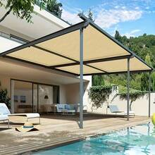Patio, Yard And Pool Shade Net, Sunshade Cloth With Sewn Edging Ties, Easy Installation, Strong Shading Effect, Suitable For Yard Decor And Sun Protection, Camping Equipment - Shade Net - View 5
