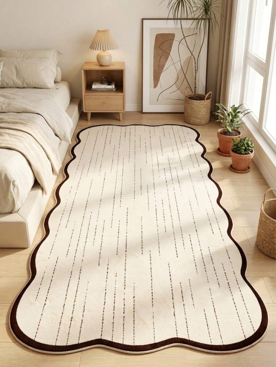 1 Stück Kugelfisch Weich Plüsch Teppich, Kunstkaschmir, Verdickter Teppich, Dicker Teppich, Pelzteppich, Herbst/Winter Teppich, Verdickter Teppich, Dekorativer Teppich, Schlafzimmer Dekoration, Kleiner Teppich, Teppich, Wohndekoration, Wohnzimmer Teppich, Kleiner Wohnzimmer Teppich, Schlafzimmer Teppich, Wohnzimmer Wohndekoration, Outdoor Teppich, Waschbarer Teppich - Mehrfarbig - Übersicht 1